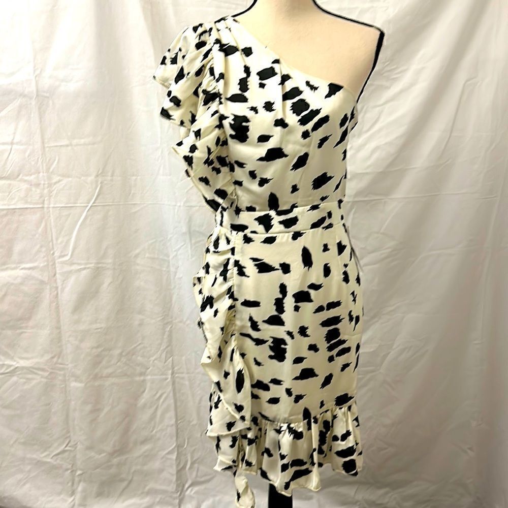 Never fully dressed animal print satin. New size M